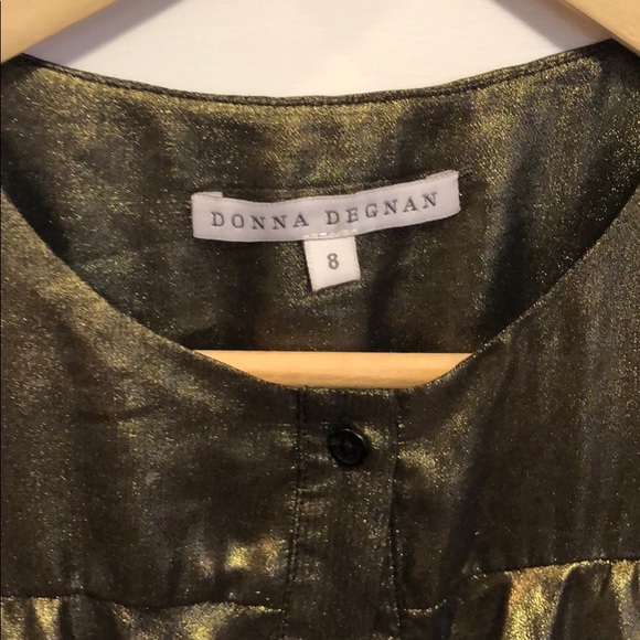Donna Degan open shoulder metallic blouse - Picture 3 of 4